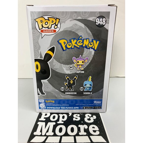 Funko Pop Games! Pokemon: Umbreon 948 Vinyl Figure Brand New - Picture 5 of 9